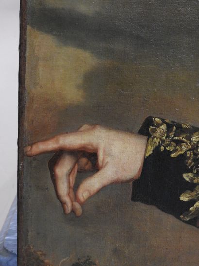 FRENCH SCHOOL circa 1810
Presumed portrait...