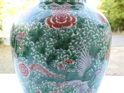 CHINE - Epoque KANGXI (1662-1722) 
Potiche...