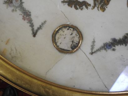 Chased-gilt bronze GUERIDON, the circular...