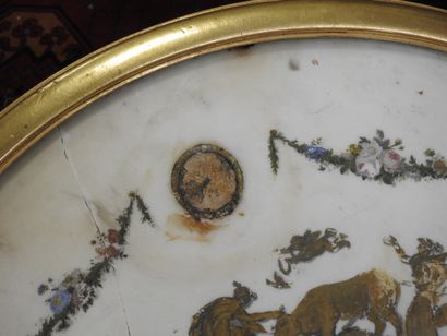 Chased-gilt bronze GUERIDON, the circular...