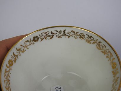 SEVRES: Four porcelain tea cups and saucers...