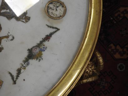 Chased-gilt bronze GUERIDON, the circular...