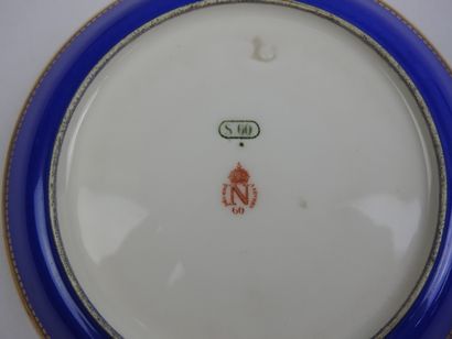 SEVRES: Four porcelain tea cups and saucers...