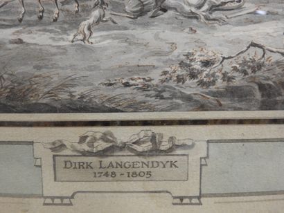 Dirk LANGENDYK (Rotterdam, 1748-1805): Scène...