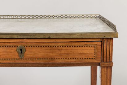 Wooden LIVING ROOM TABLE opening with a drawer...
