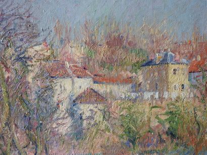 Gustave LOISEAU (1865-1935): 
Plum trees...