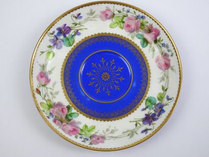 SEVRES: Four porcelain tea cups and saucers...