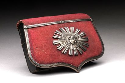 COFFRET DE GIBERNE de Garde-du-corps du Roi...