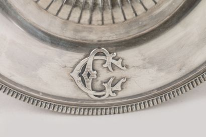 CARDEILHAC: Open-worked silver Ecuelle à...