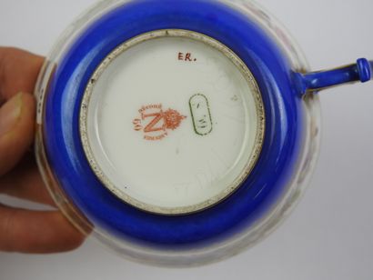SEVRES: Four porcelain tea cups and saucers...