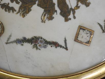 Chased-gilt bronze GUERIDON, the circular...