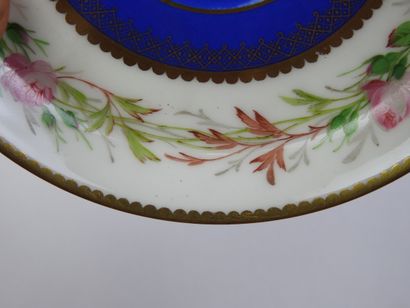 SEVRES: Four porcelain tea cups and saucers...
