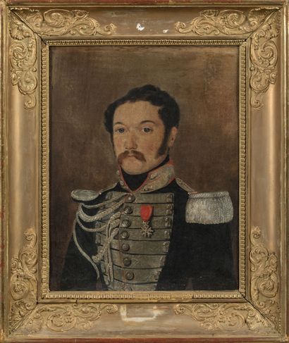 19th century FRENCH SCHOOL. 
Portrait of...