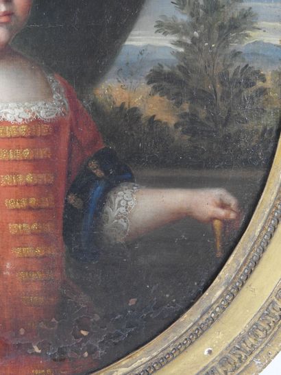 Ecole FRANCAISE vers 1690
Portrait d'enfant...