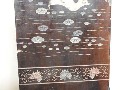 CHINA: Eight-leaf Coromandel lacquer screen...