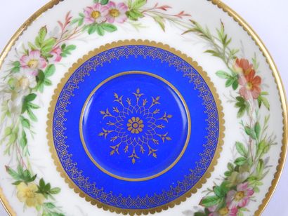 SEVRES: Four porcelain tea cups and saucers...