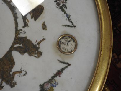 Chased-gilt bronze GUERIDON, the circular...