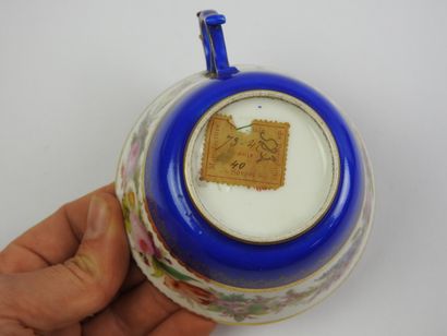 SEVRES: Four porcelain tea cups and saucers...