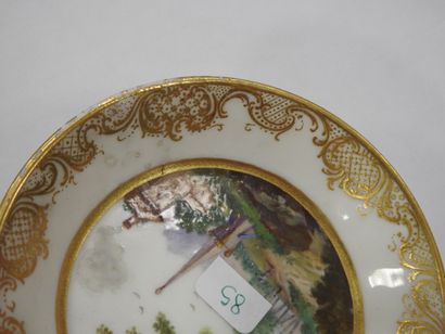 SEVRES : 
Soft-paste porcelain litron beaker...