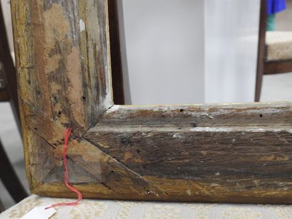 CADRE NU rectangulaire en bois mouluré, sculpté...