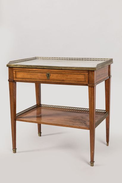 Wooden LIVING ROOM TABLE opening with a drawer...