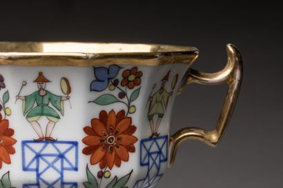 PARIS: Part of a porcelain tea service with...