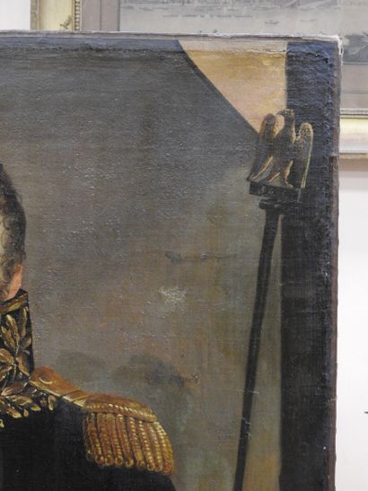 FRENCH SCHOOL circa 1810
Presumed portrait...