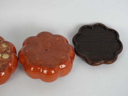 CHINA - 19th century
Pair of tomatoes in...