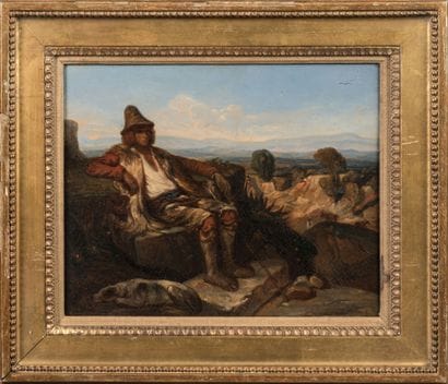 Leopold ROBERT (1794-1835) : Le brigand napolitain....