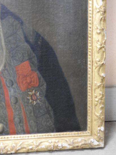 18th century FRENCH SCHOOL.
Portrait of a...