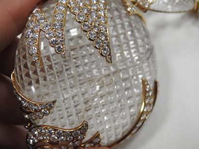 M. GERARD: Necklace in yellow gold 750 thousandths...
