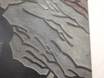 CHINA: Eight-leaf Coromandel lacquer screen...