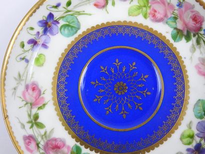SEVRES: Four porcelain tea cups and saucers...