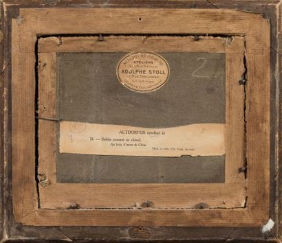 Ecole ALLEMANDE vers 1600, d'après une gravure
La...