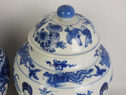 CHINE - Epoque KANGXI (1662 - 1722)
Paire...