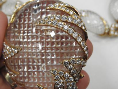 M. GERARD: Necklace in yellow gold 750 thousandths...