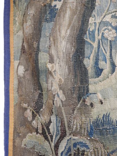 AUBUSSON : Tapisserie en laine à décor d'une...