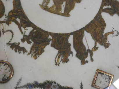 Chased-gilt bronze GUERIDON, the circular...