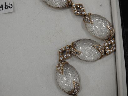 M. GERARD: Necklace in yellow gold 750 thousandths...