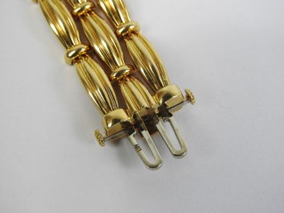 TIFFANY & CO: Three-row articulated bracelet...