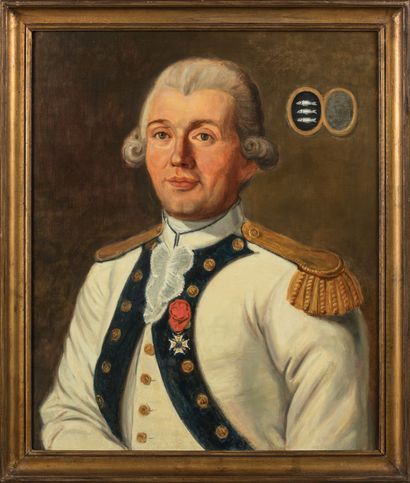 19th century FRENCH SCHOOL: 
Presumed portrait...