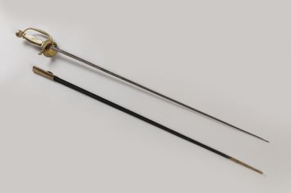 MARINE ROYALE. Épée modèle 1816 d'officier...