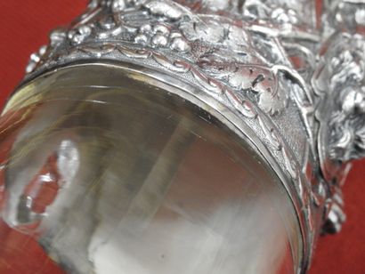Robert LINZELER - Paris : Two crystal pitchers...