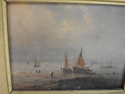Henriette Hermine GUDIN (1825-1892) : Pêcheurs...