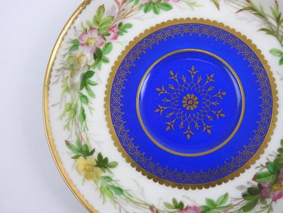 SEVRES: Four porcelain tea cups and saucers...