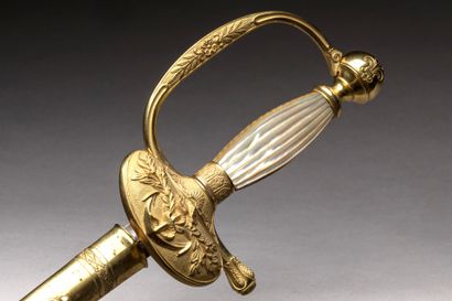 MARINE ROYALE. Épée modèle 1816 d'officier...