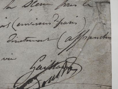 CARICATURE DE NAPOLEON III réalisée à la...