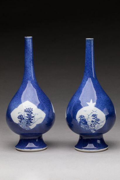 CHINE - Epoque KANGXI (1662 - 1722)
Paire...