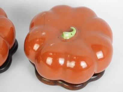 CHINA - 19th century
Pair of tomatoes in...