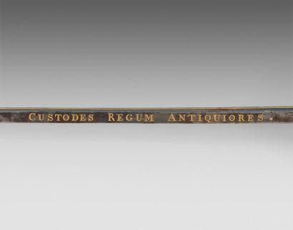 Exceptional gold award sword for Constantin...